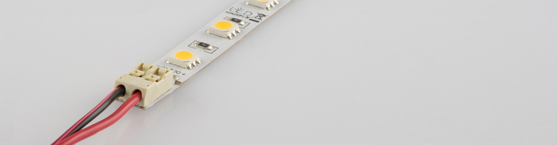 LED Streifen mit Klemmsystem Nahaufnahme Bild 5