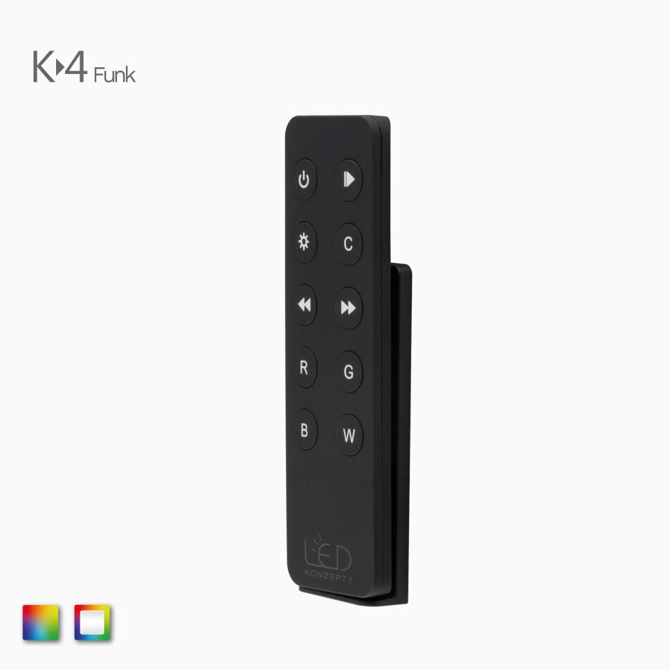 RGBW Funk Fernbedienung für Controller K-4 Serie, 24,90 €