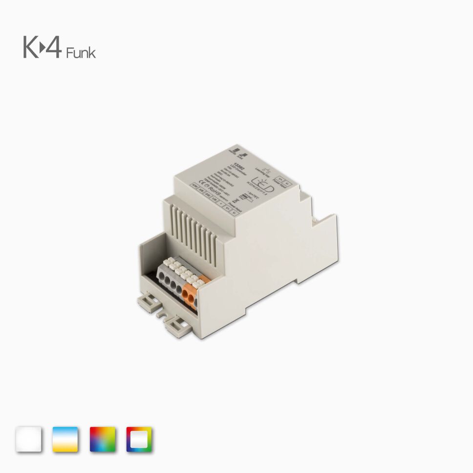 Produktbild beiger K-4 RGBW-RGB, CCT LED Funk Controllers...