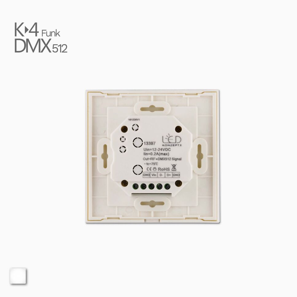 K-4 Funk, DMX512 LED Dimmer für Unterputzdose, 59,90 €