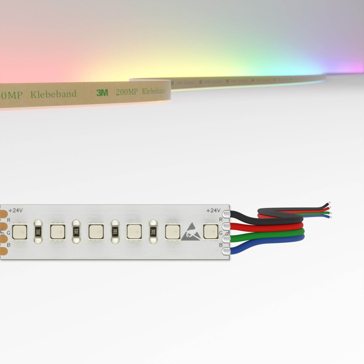 heller RGB LED Streifen mit über 1000lm bei 24V, 3, 139,30 €