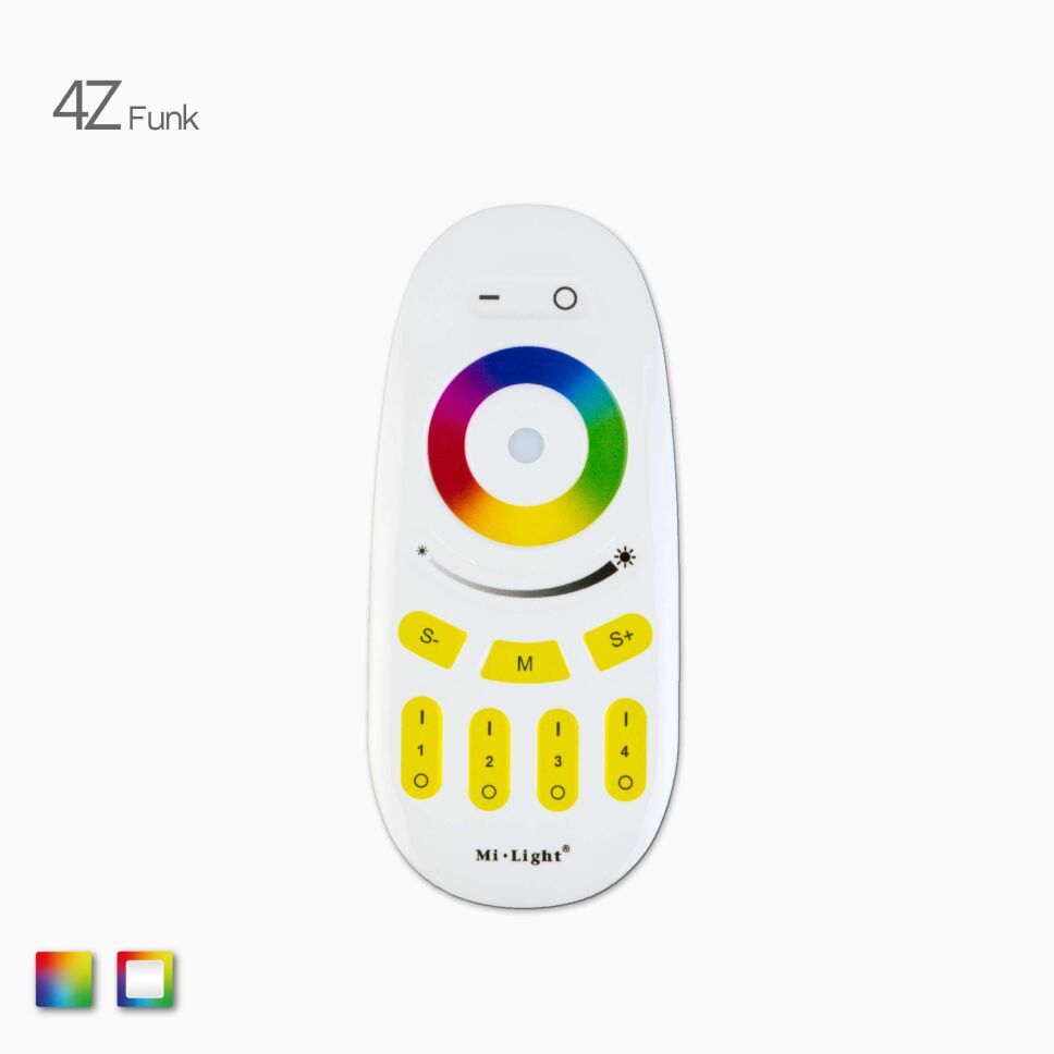 Funk-Wifi Steuerung für RGBW LED Strips mit 4 Cont, 131,90 €