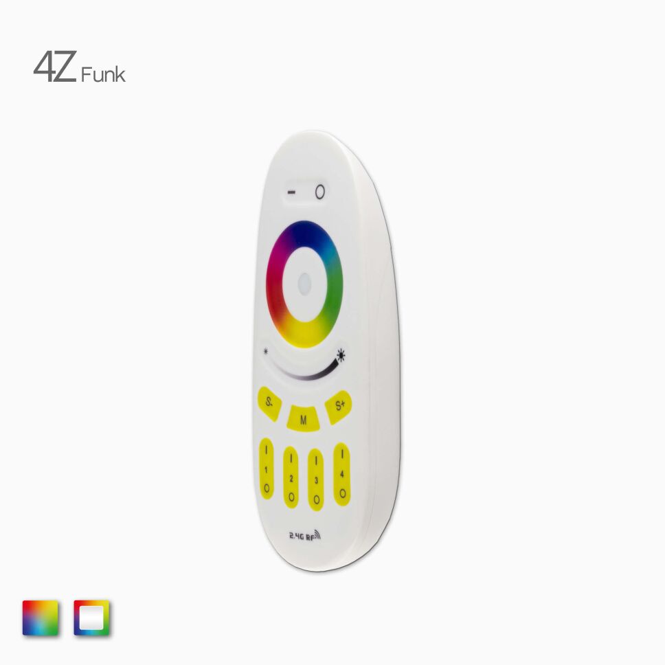 Funk-Wifi Steuerung für RGBW LED Strips mit 4 Cont, 131,90 €
