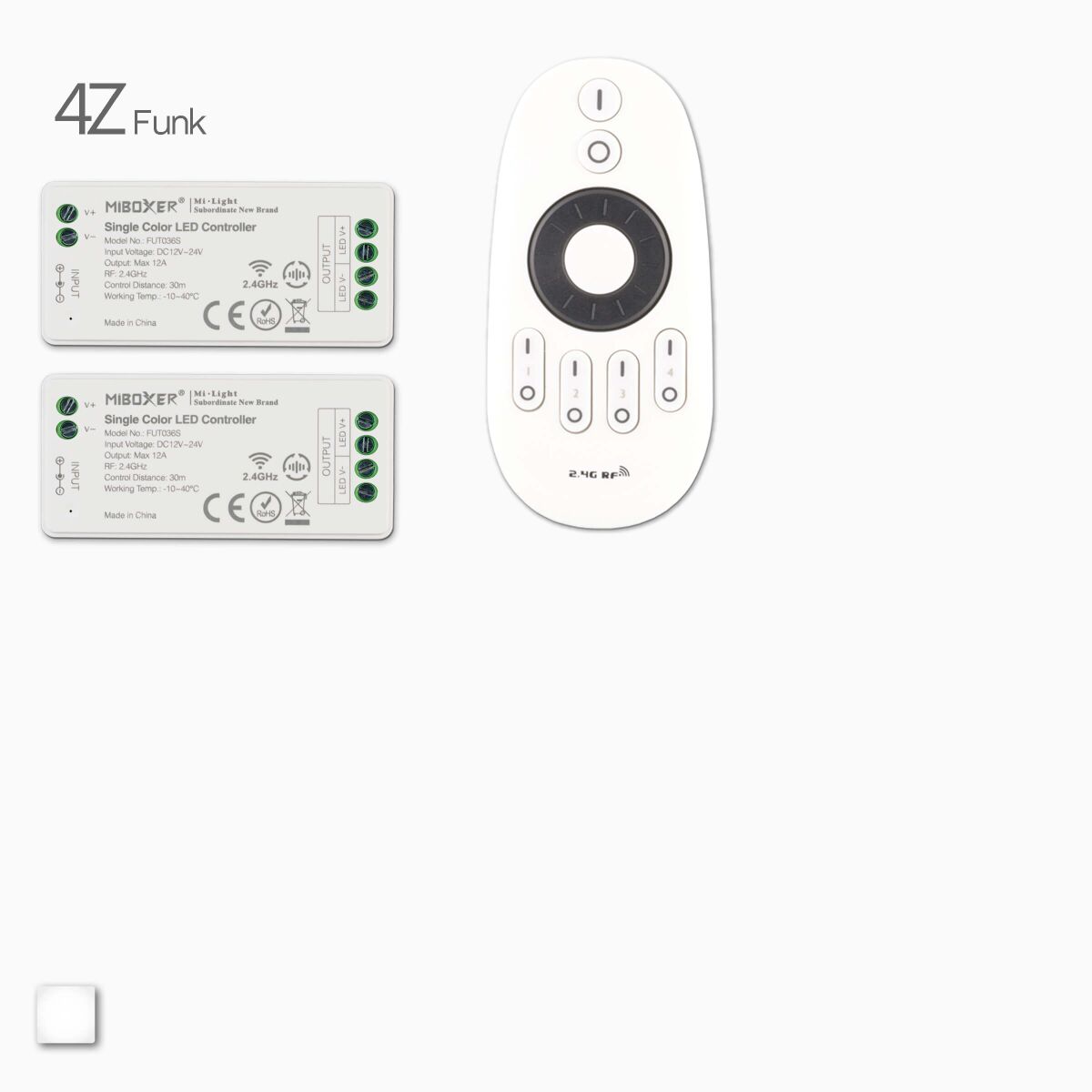 Set aus 1 Funk-Fernbedienung und 2 Funk LED Dimmer, 50,90 €
