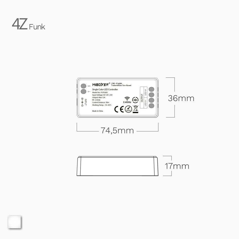 2 Zonen Dimmer-Set mit Funk-Fernbedienung und Wifi, 90,90 €