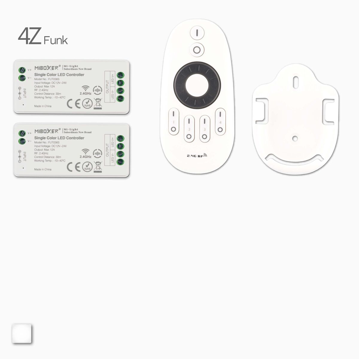 LED Fernsteuerung mit Fernbedienung und 2 LED Dimm, 53,80 €