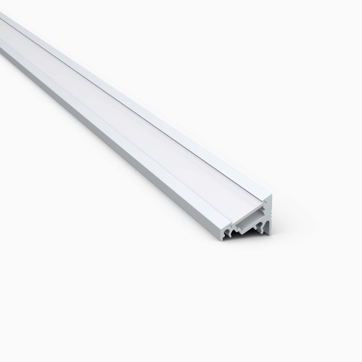 Alu farbendes LED Alu Eckprofil mit opaler Abd., 1, 15,00 €