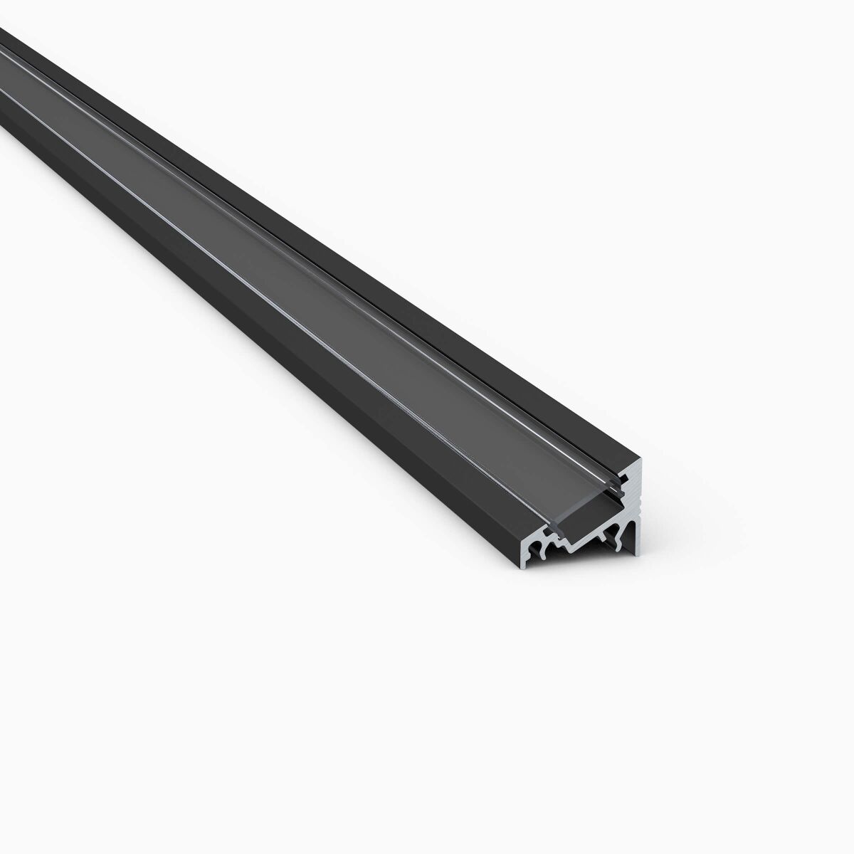 schwarz eloxiertes LED Alu Eckprofil, klare Abd, 2, 29,00 €