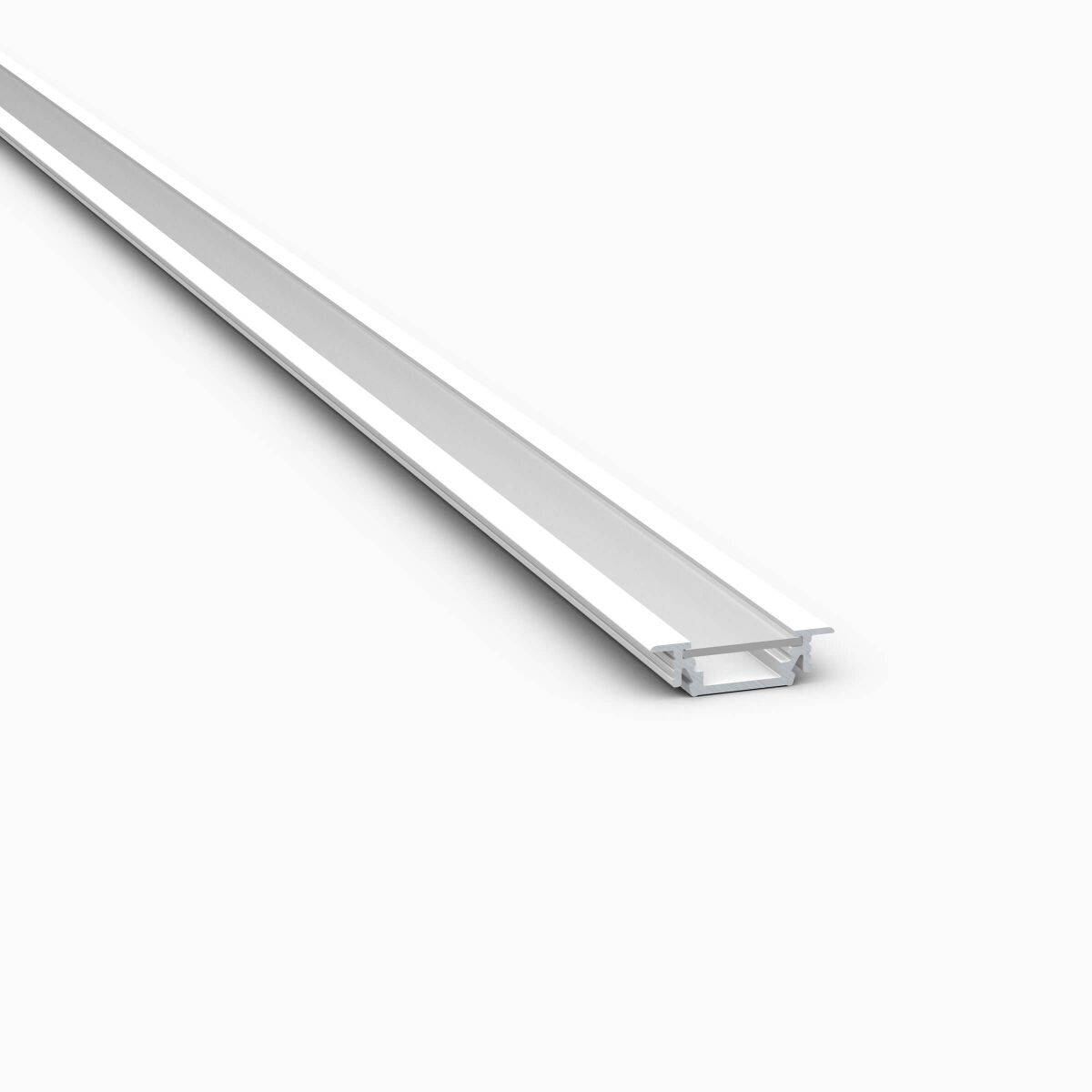 weißes RAL9003 LED Alu Profil mit satinierter Abd,, 12,50 €