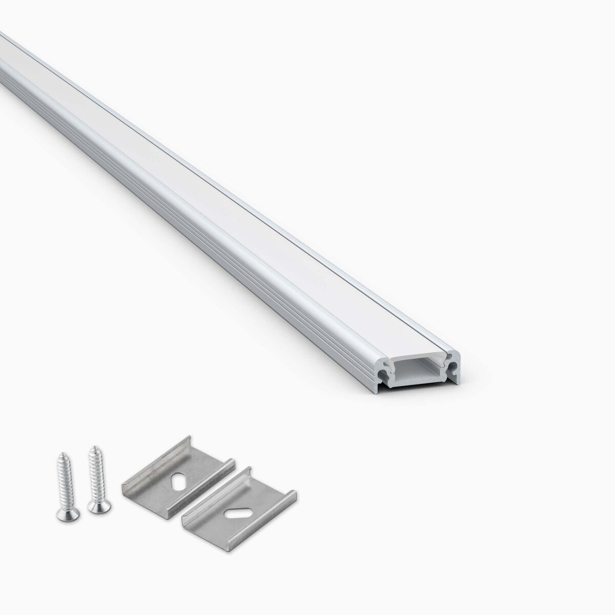 LED Alu Profil für Aufputzmontage, opake Abdeckung, 20,00 €