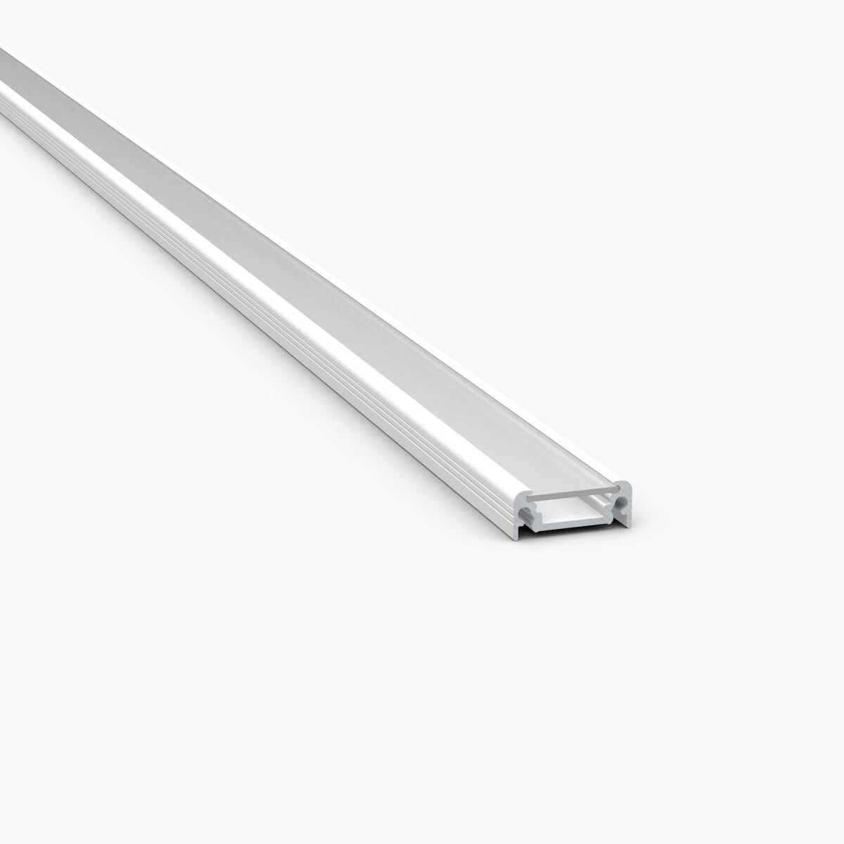 weißes LED Alu Profil mit satinierter Abdeckung, 2, 25,00 €