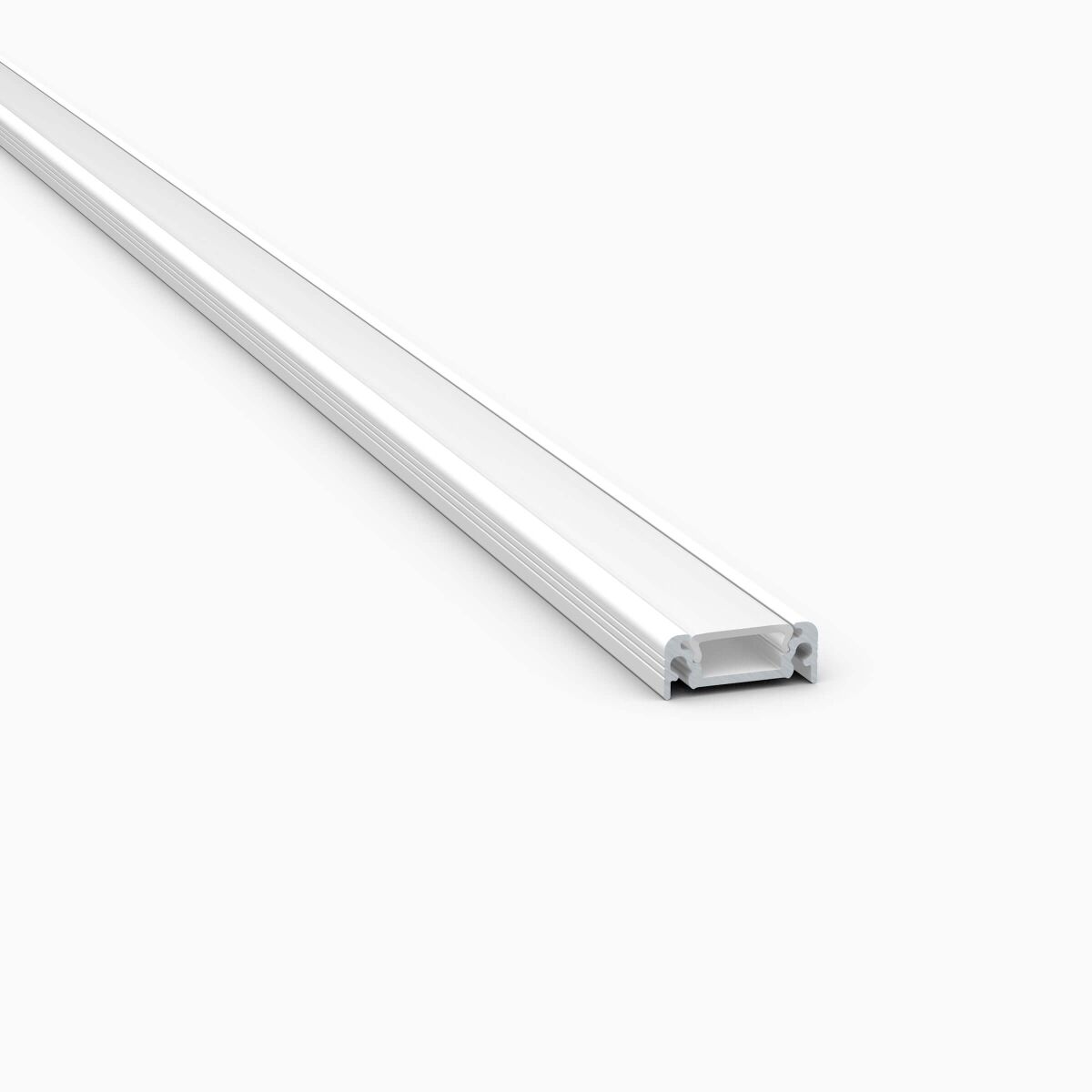 weißes LED Alu Aufputzprofil mit weißer Abdeckung,, 14,50 €