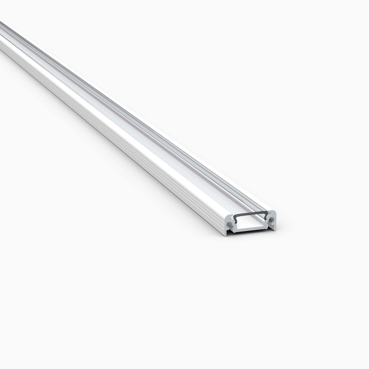weißes RAL9003 LED Alu Profil N, klare Abdeckung, , 7,25 €