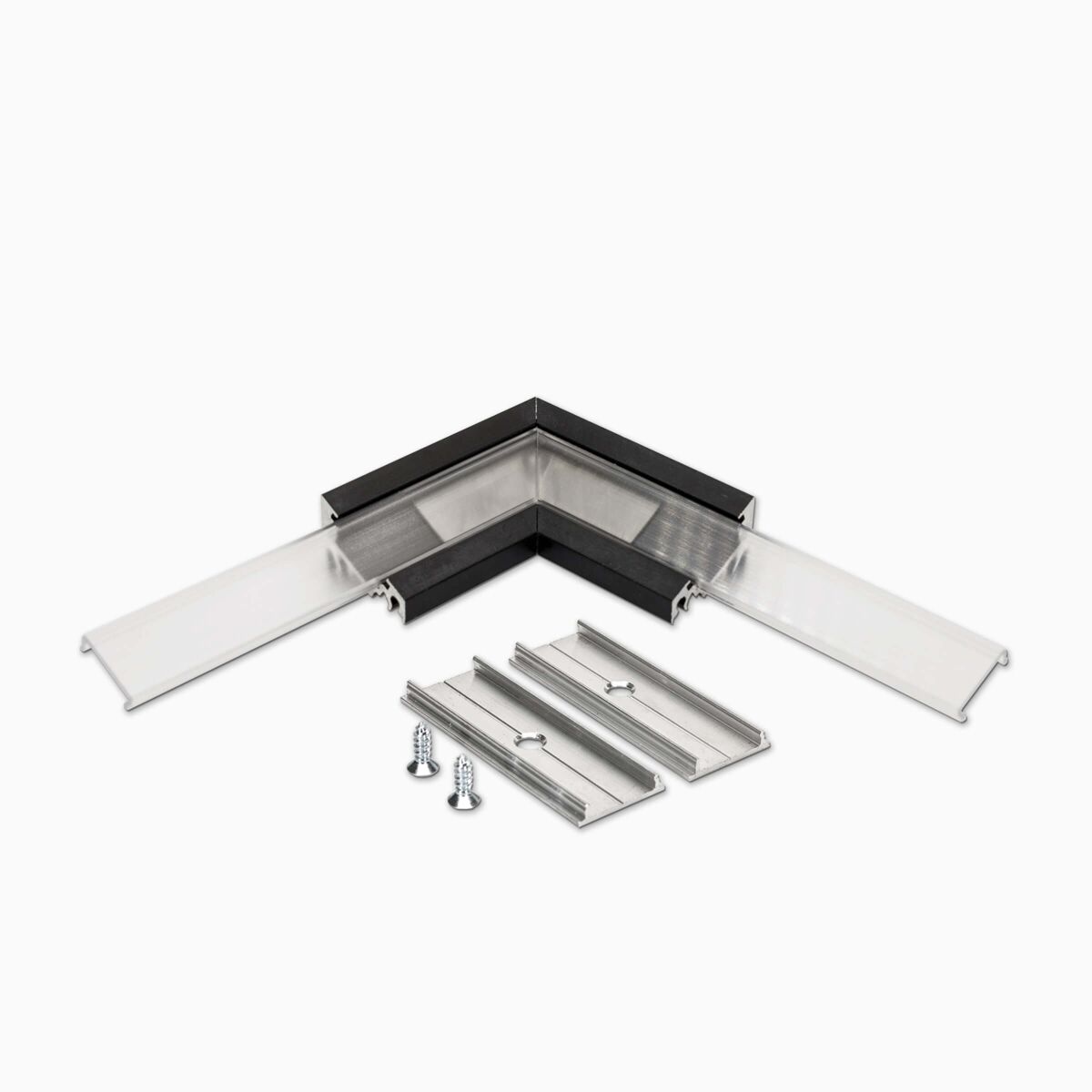 90 Grad Ecke für Alu Profil E in schwarz, Abdeckun, 7,90 €