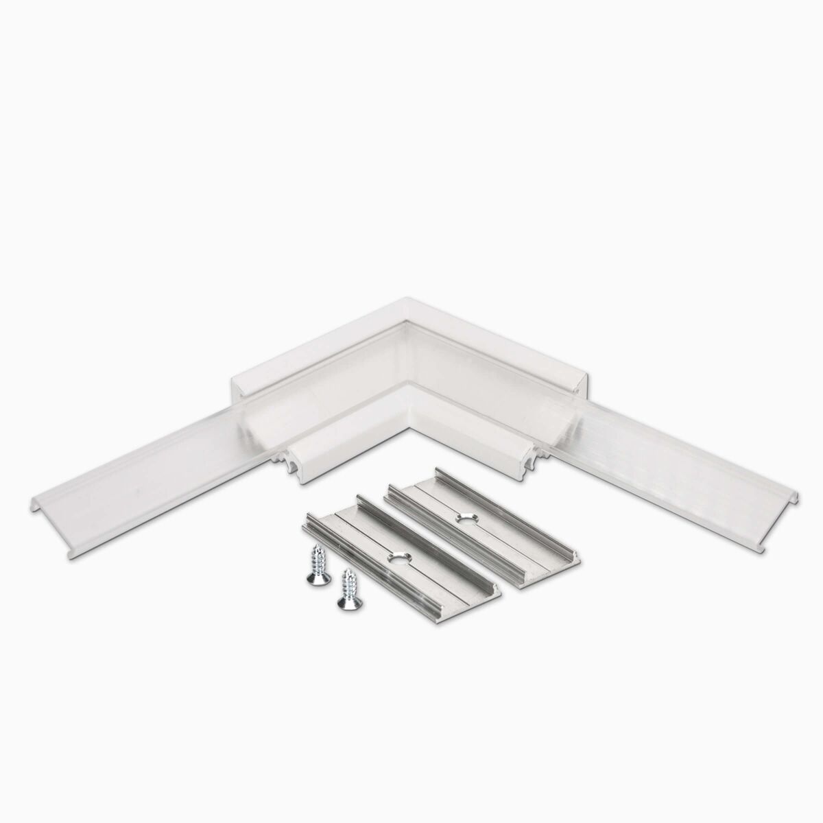 90 Grad Ecke für Alu Profil E in weiß, Abdeckung k, 7,90 €