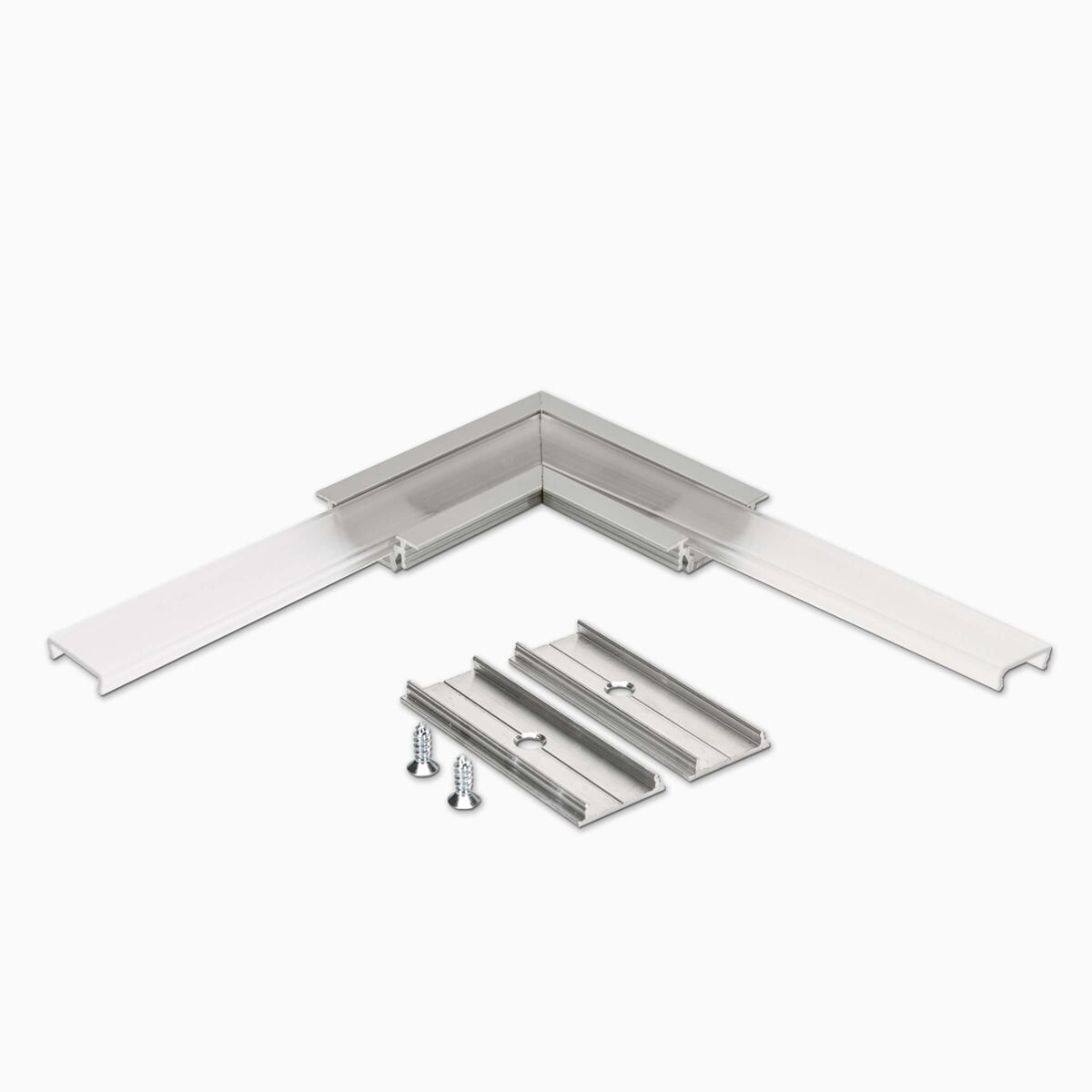 Eckverbinder für Flügelprofil F in elox, Abdeckung, 7,40 €