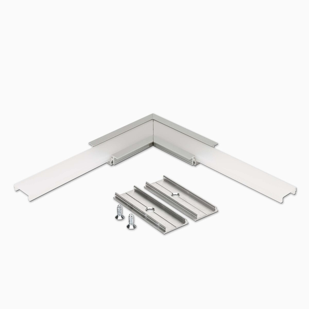 Eckverbinder für Flügelprofil F in elox, Abdeckung, 7,40 €