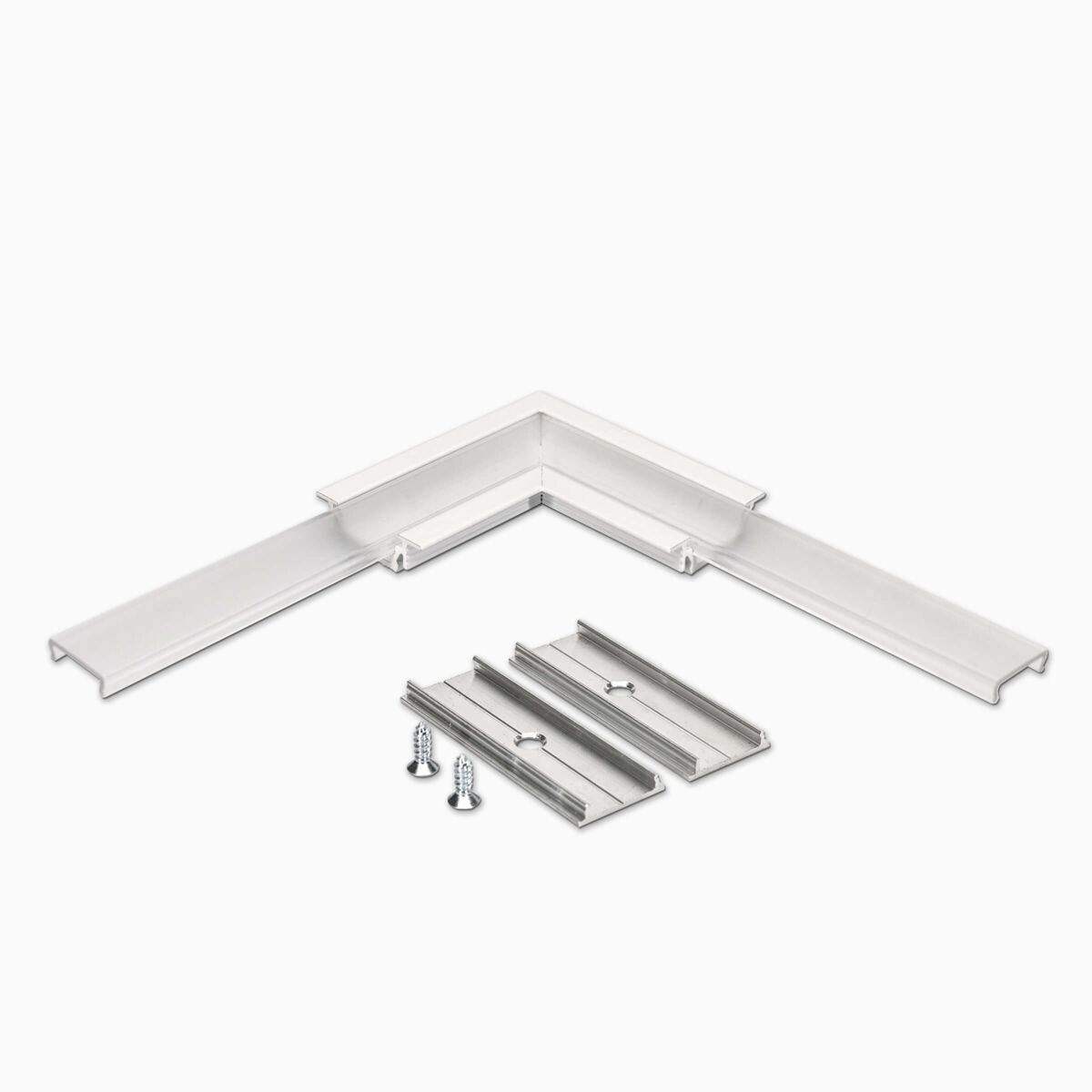 90 Grad Ecke, weiß für Alu Profil F, Abdeckung kla, 7,90 €