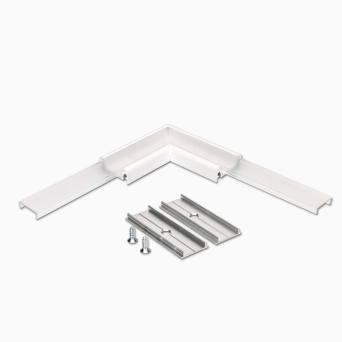 Ecklösung 90° für LED Alu Profil N in weiß, Abd kl, 7,90 €