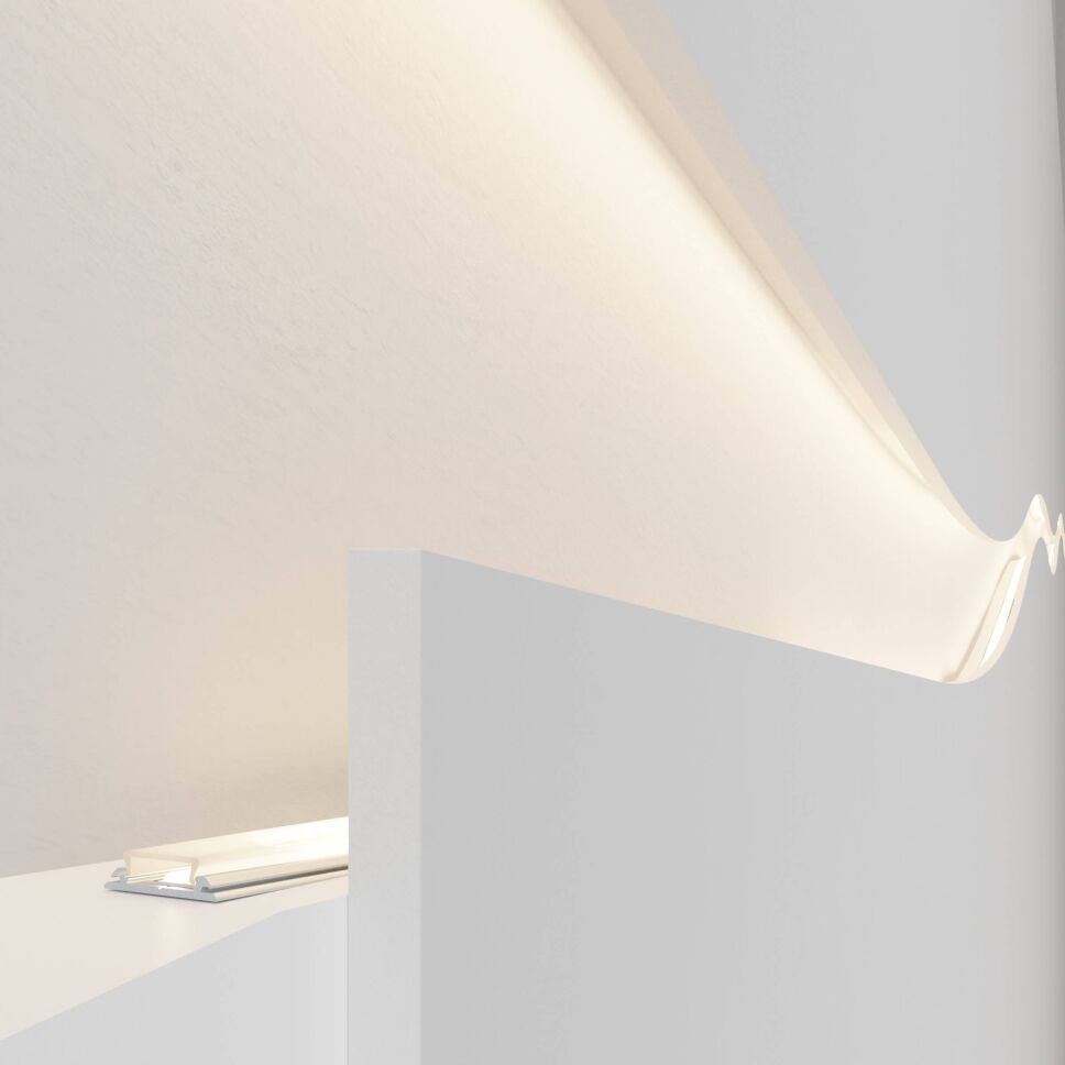 nachgiebiges LED Alu Profil FLEX mit klarer Abd., , 19,50 €
