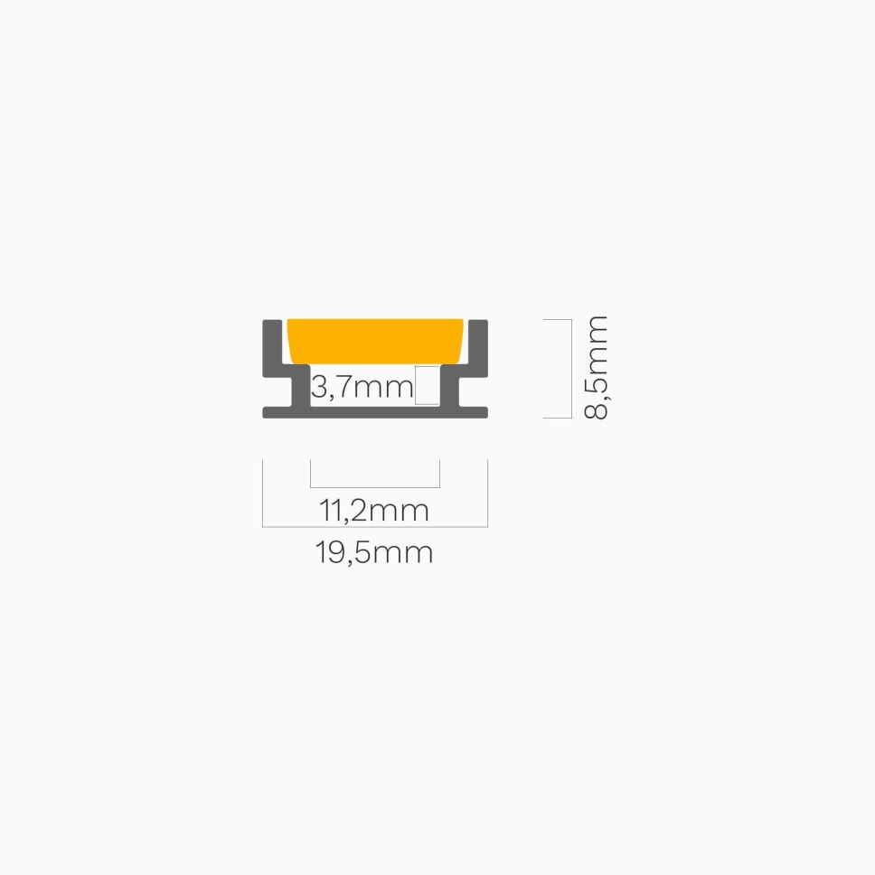 LED Aluprofil HR, LED Alu Profil für Außenanwendun, 23,10 €