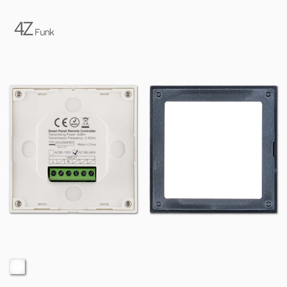 4-Zonen Wandsteuerung für einfarbige LED Streifen, 29,99 €