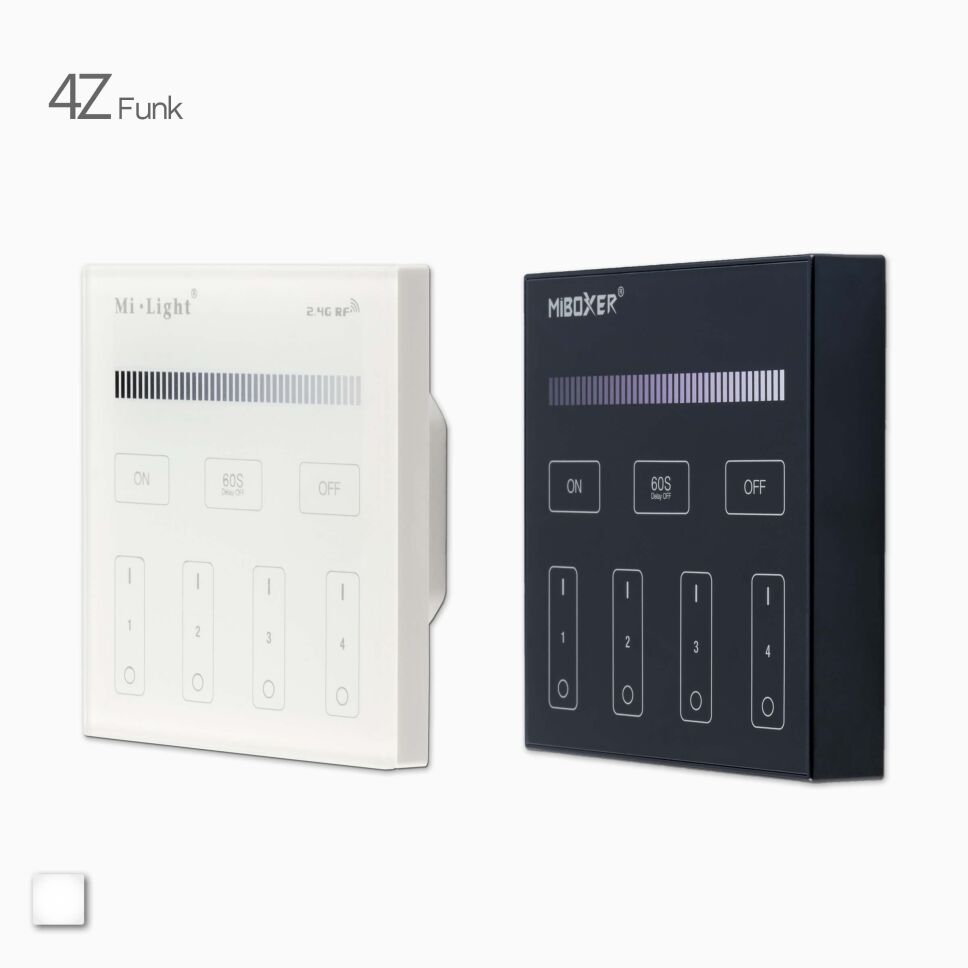 4-Zonen Wandsteuerung für einfarbige LED Streifen, 29,99 €