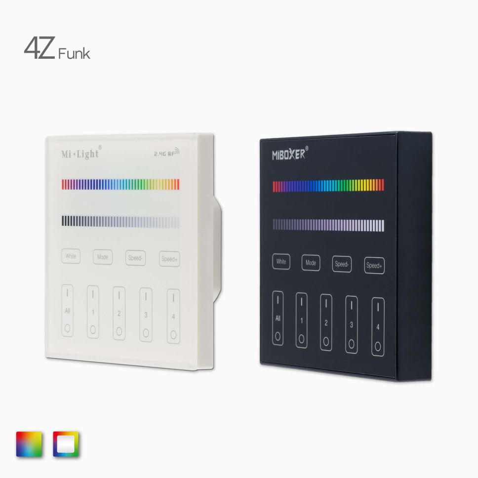 4-Zonen RGBW LED Funk Wand-Steuerung Set, 47,99 €