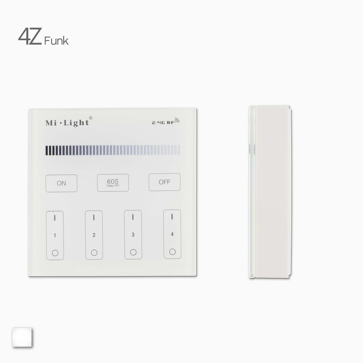 LED 4-Zonen Funk Wandsteuerung für LED Funk Dimmer, 29,99 €