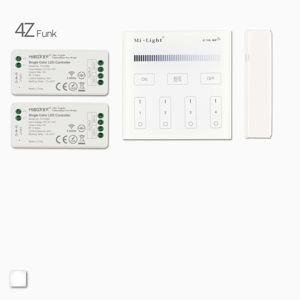 Dimmer-Set mit 2 Funk LED Dimmer und 1 Wandsteueru, 65,99 €
