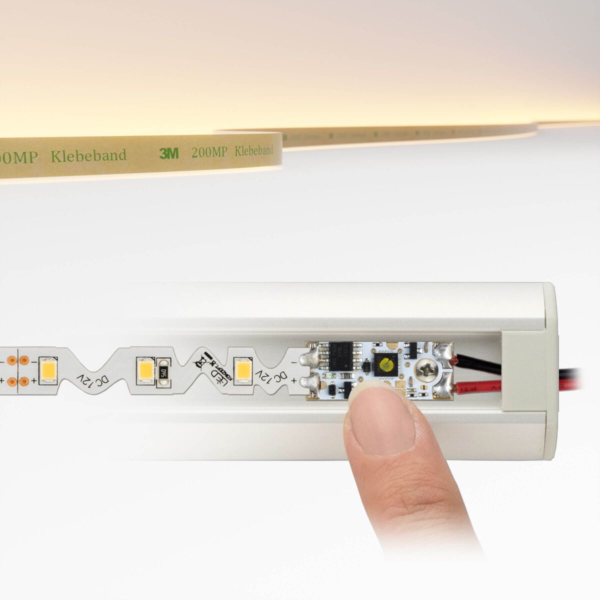 Zick-Zack LED Streifen 12V warmweiß 12,5W/m, 2700K, 49,80 €