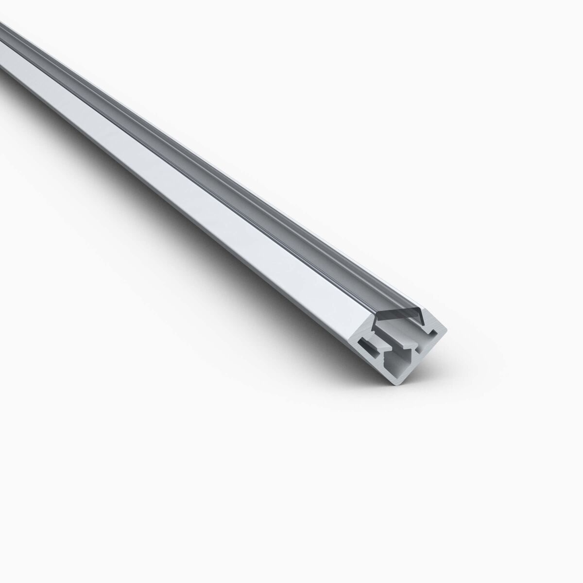 kompaktes LED Alu Winkelprofil mit glatten Seiten , 28,90 €