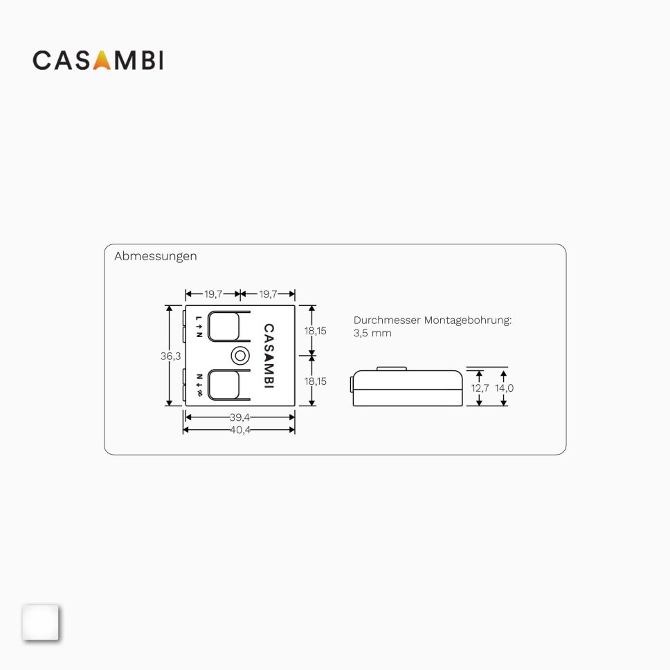 LED CASAMBI Modul CO-CBUTED-01 TED Modul für Dimmung Phasenabschnitt