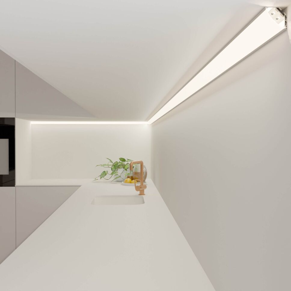 LED Alu Profil KOPRO eloxiert, 300cm ohne Abdeckun, 42,00 €