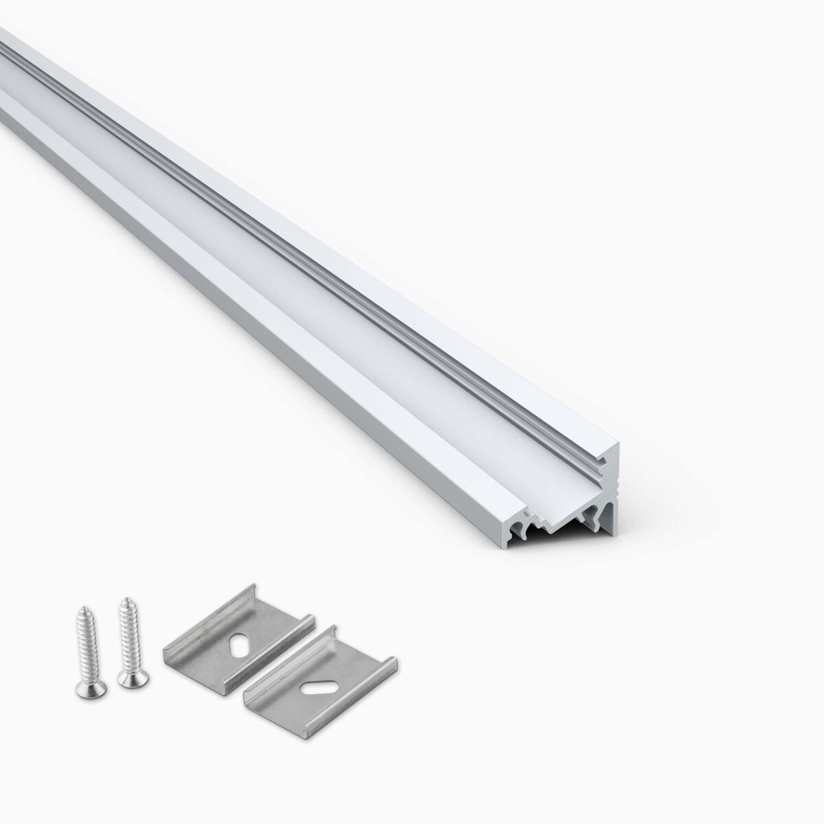 250cm langes LED Alu 30° Eckprofil E mit Montagecl, 26,00 €