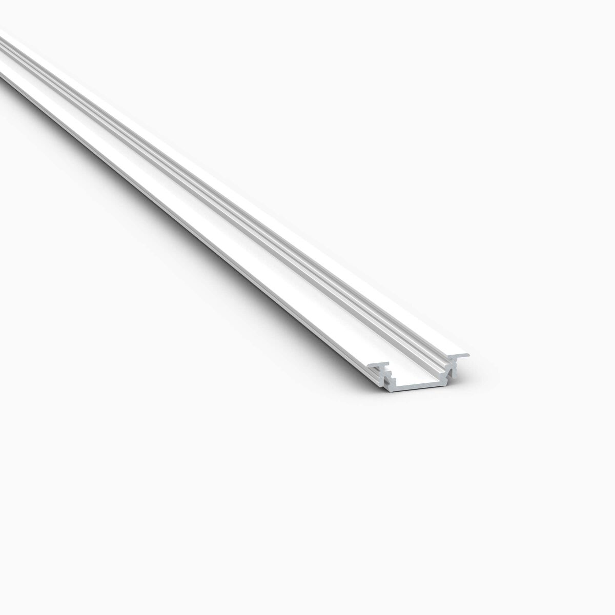 LED Alu Profil für Möbelbau in weiß (RAL9003), 100, 11,50 €