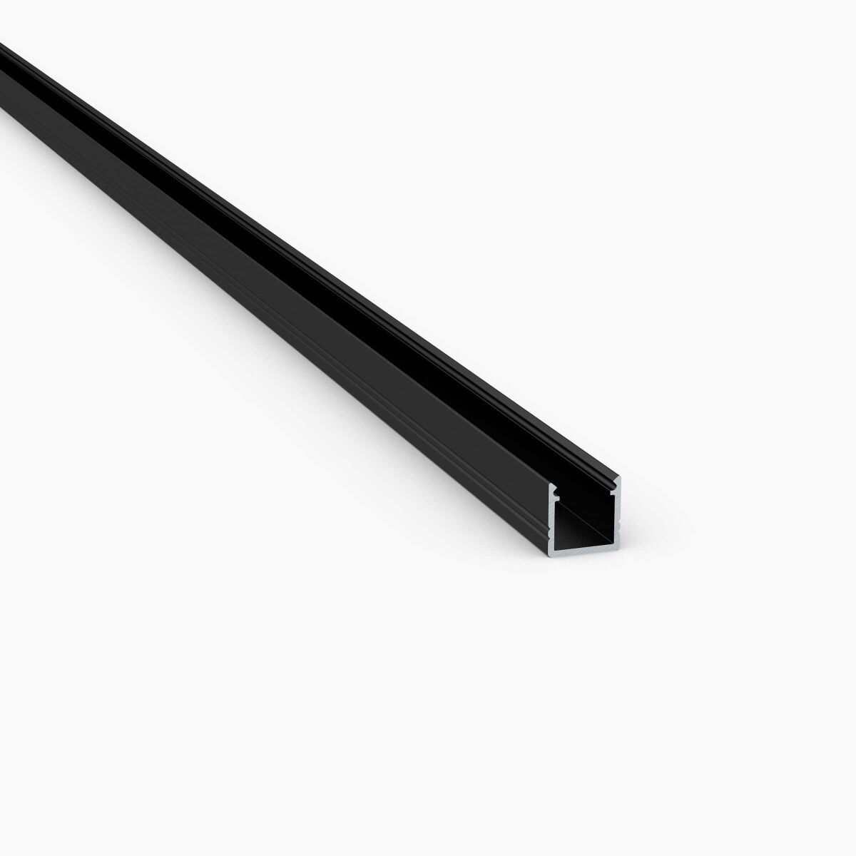 schwarze LED Alu Leiste für 10mm breite LED Strips, 11,00 €