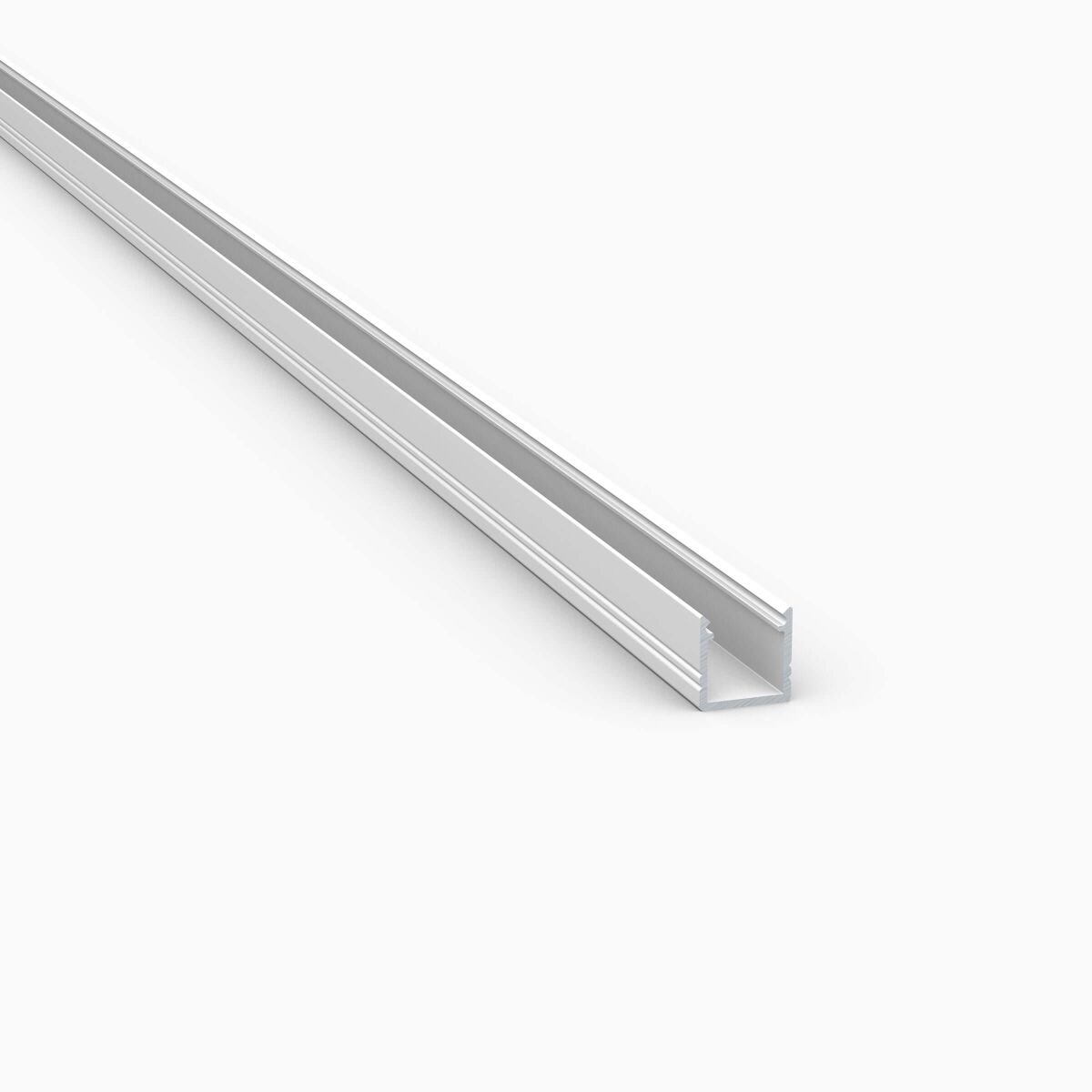 weißes LED Alu Profil S10 mit 12mm Breite und Höhe, 16,50 €