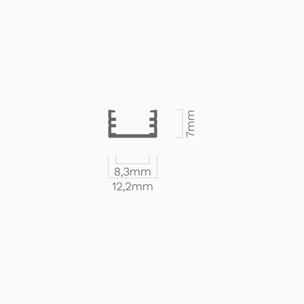 LED Leiste S, sehr kompakt für schmale Lichtlinien, 20,00 €