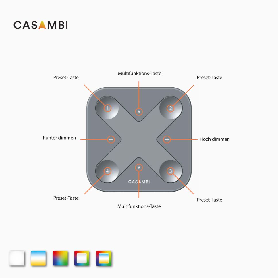 weiße CASAMBI XPRESS LR Funksteuerung, programmier, 159,00 €