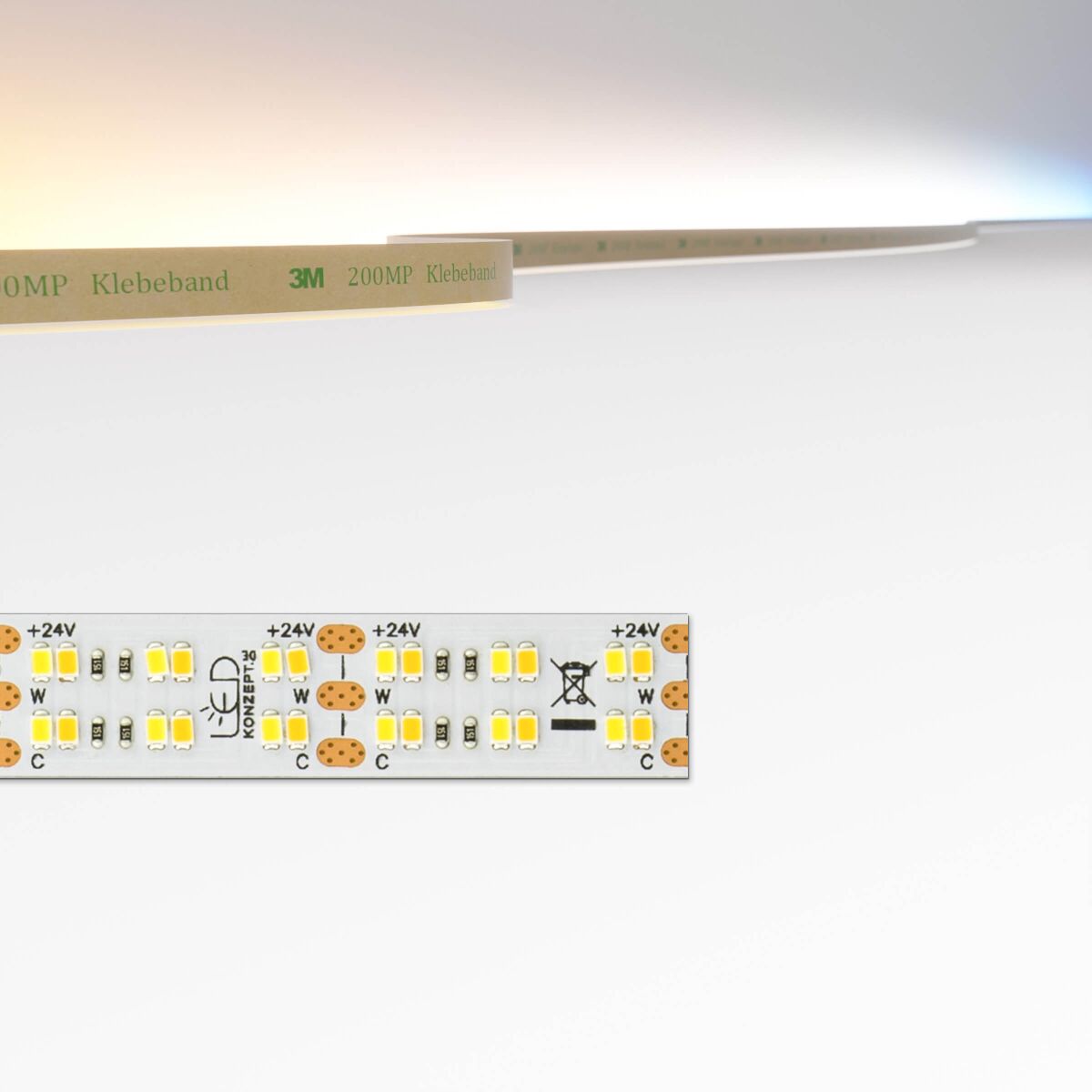 doppelreihiger CCT LED Strip mit dualweißen CCT LE, 52,50 €