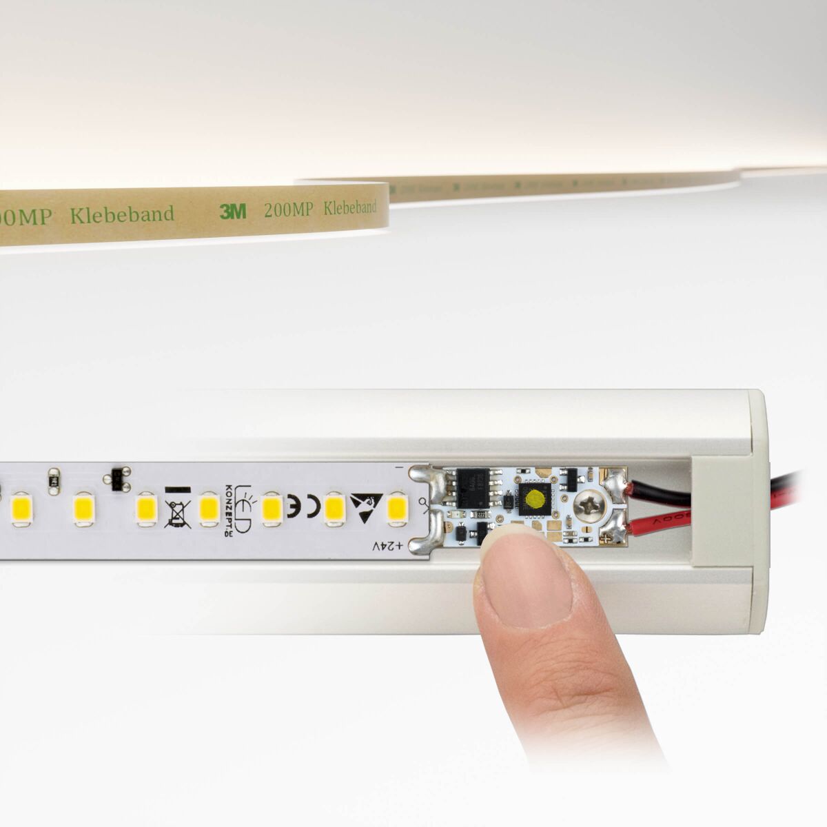 IC LED Streifen 24V neutralweiß 23W/m, 300cm, mit , 151,80 €