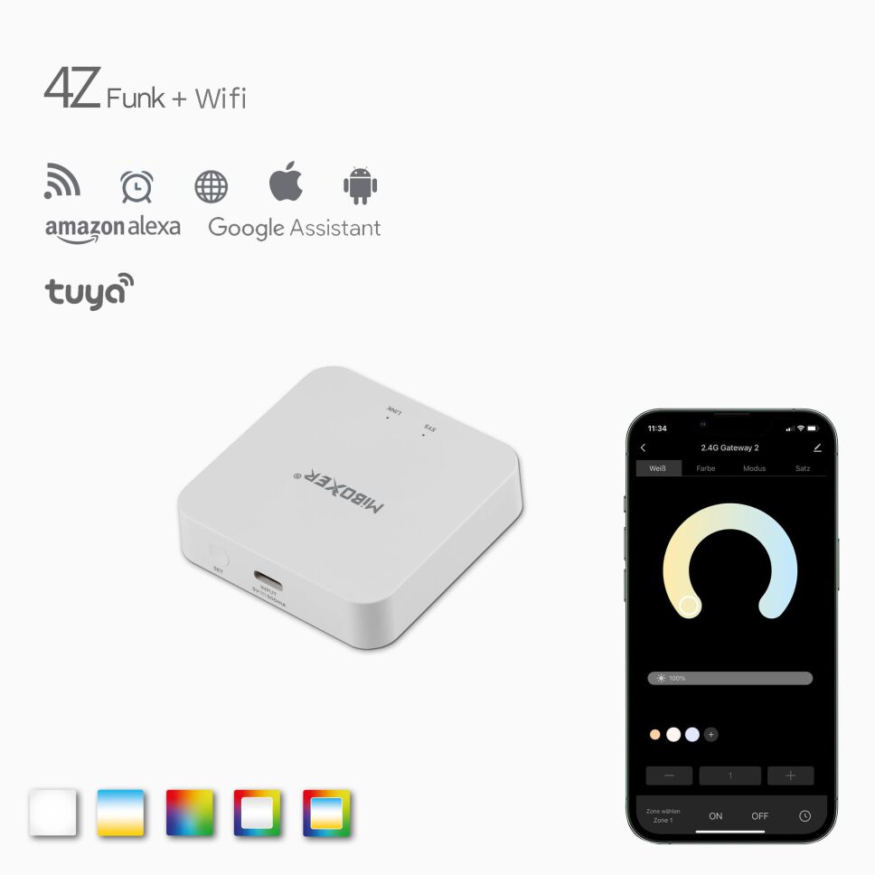 Artikelbild der 4Z Wifi Schnittstelle zur Steuerung von Funk Dimmern via Smartphone und Tablet