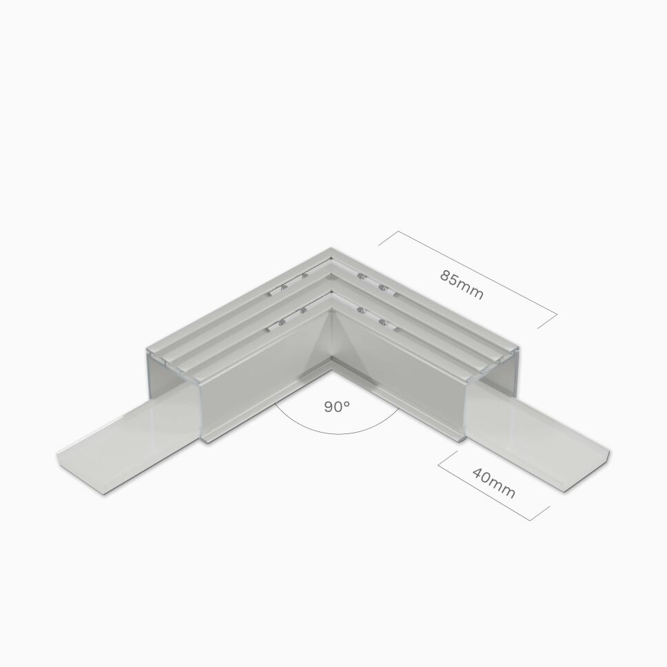 Eckverbinder für LED Alu Profil LOKOM-E 90° Grad, 17,90 €