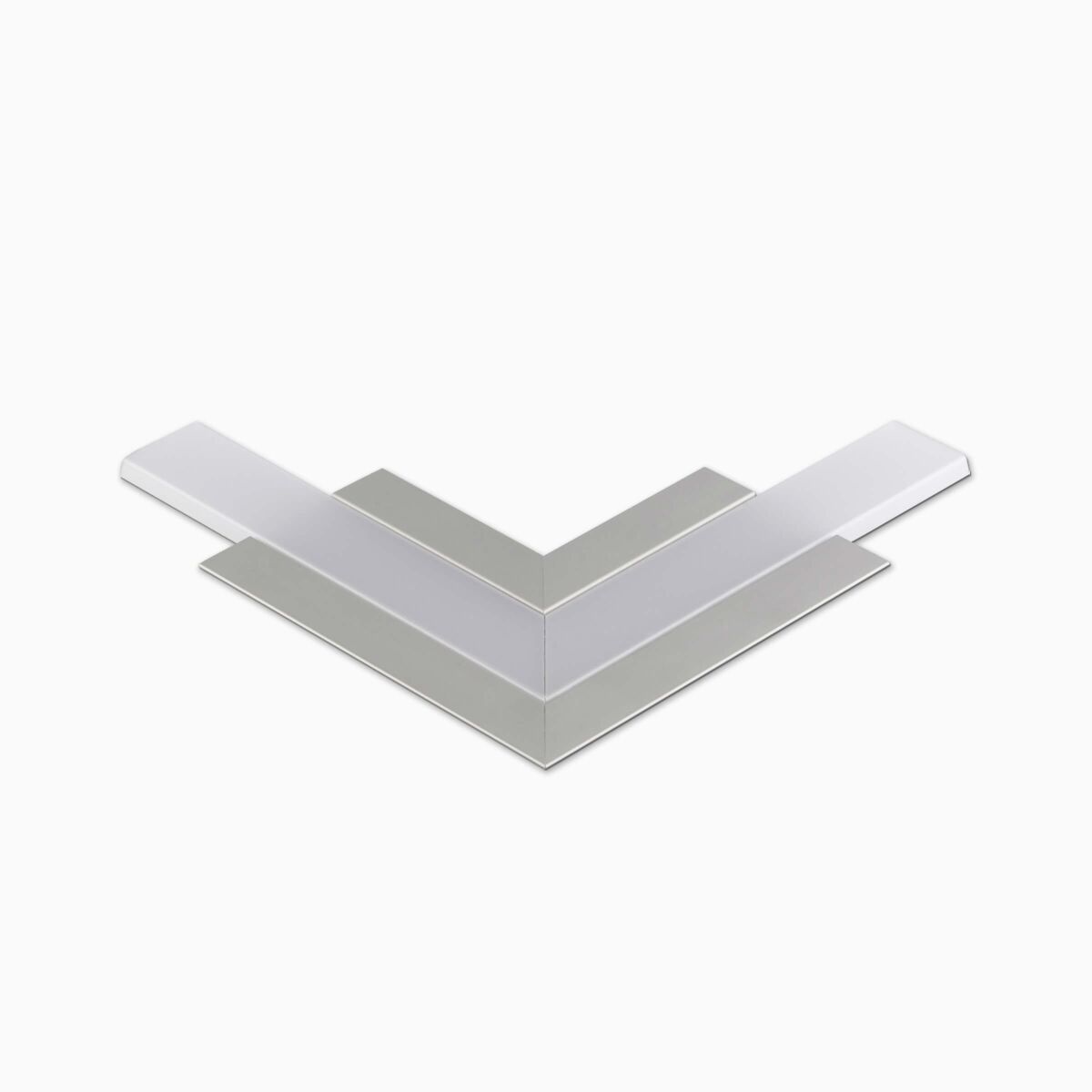 Fertig-Ecke für Alu Profil OPAC mit opaler Abdecku, 17,90 €
