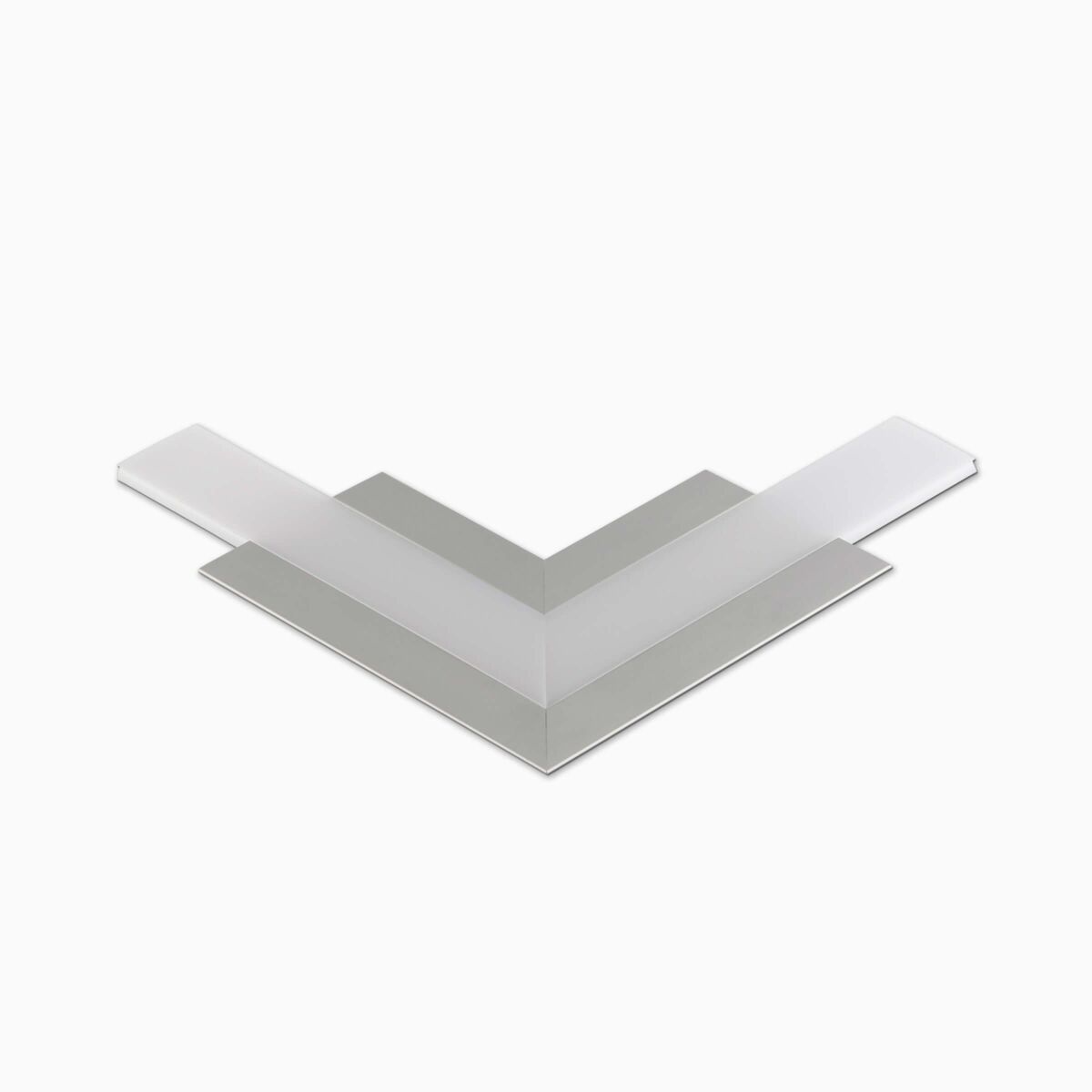 Fertig-Ecke für Alu Profil OPAC mit Abdeckung matt, 17,90 €
