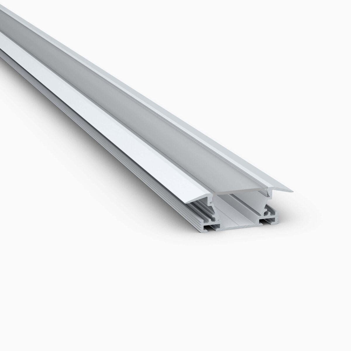 LED Alu Einlassprofil, 12mm Einbautiefe satiniert , 73,50 €