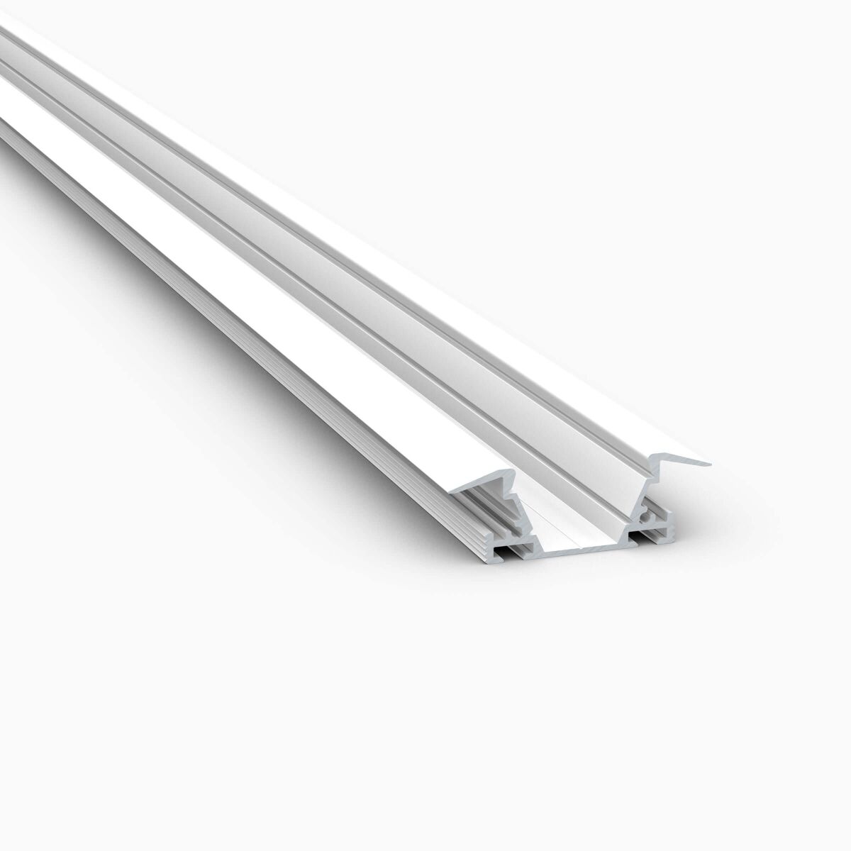 LED Alu Einlassprofil für Trockenbau weiß in 100cm, 23,00 €