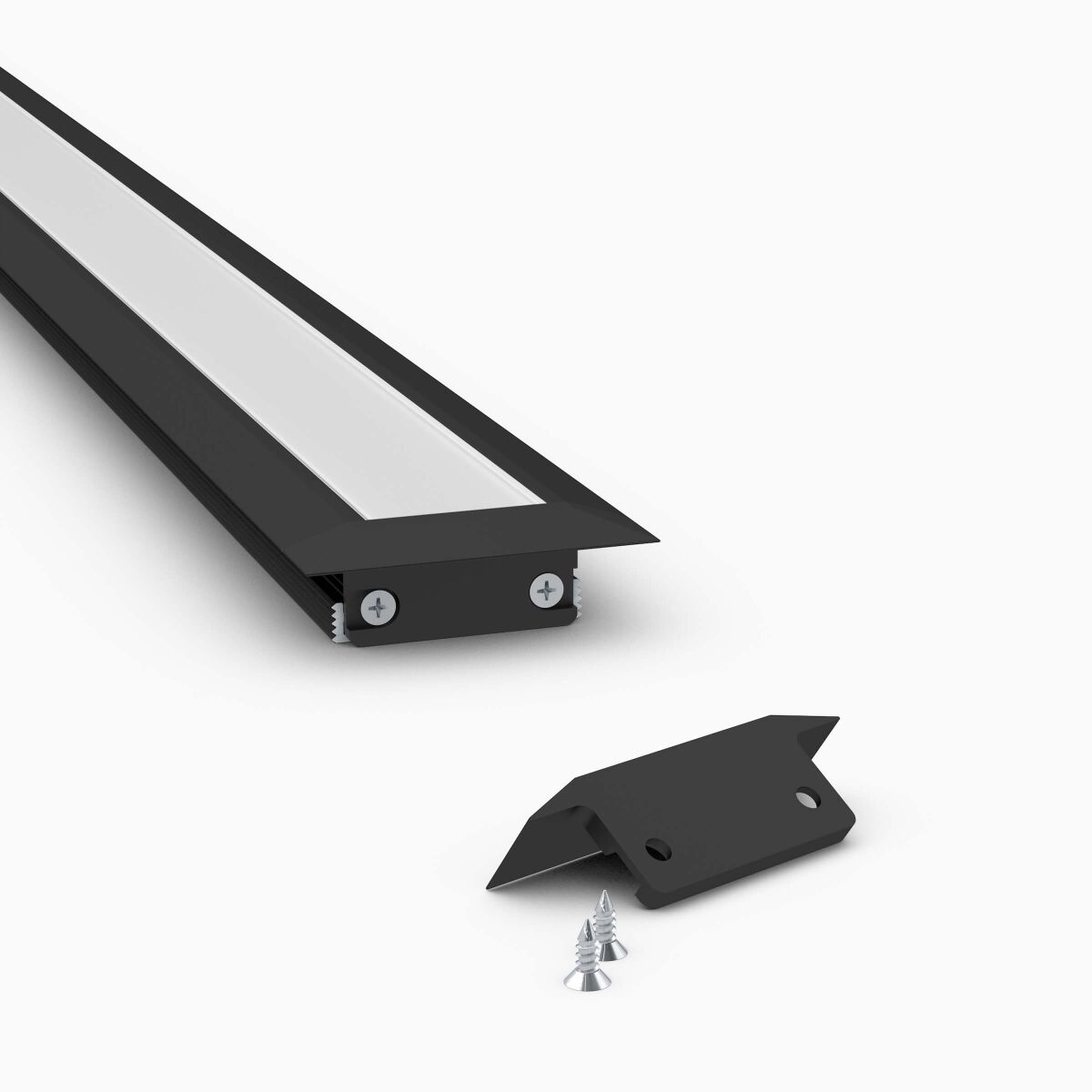 Alu-Endkappe, passend für LED Alu Profil MOZEL sch, 3,90 €