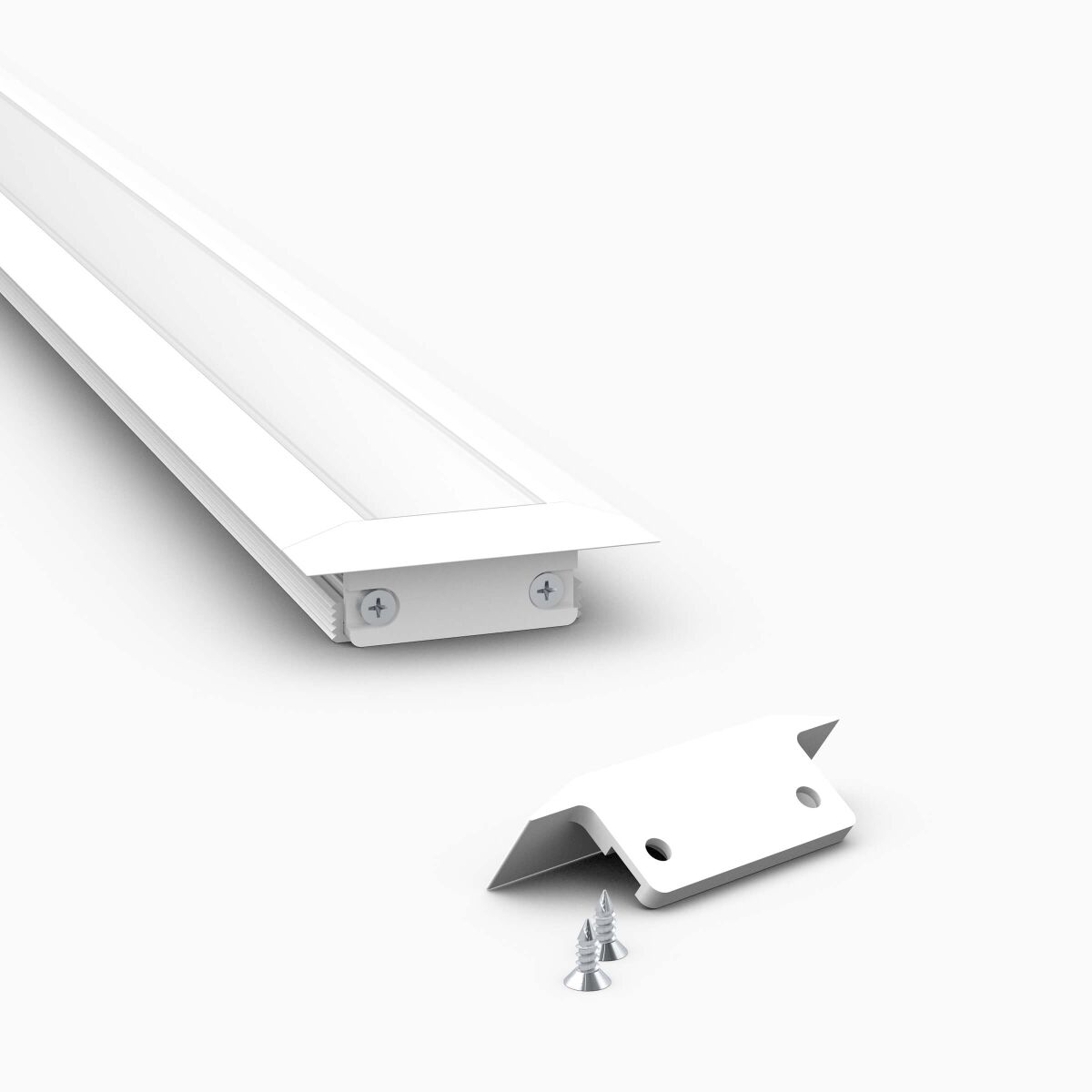 Alu-Endkappe, passend für LED Alu Profil MOZEL wei, 3,90 €